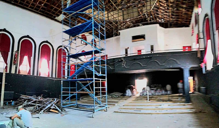 Uğur Mumcu Kültür Merkezi’nde tadilat devam ediyor