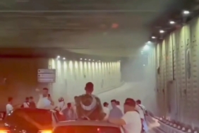 Ümraniye’de asker eğlencesi için tüneli kapattılar