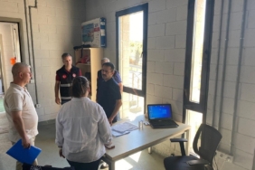 Vali İlhami Aktaş, 1915 Çanakkale Köprüsü Canlı Hayvan Kontrol Noktasında incelemelerde bulundu