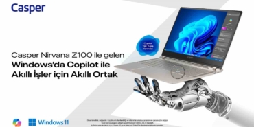 Windows’da Copilot ile yapay zeka Casper Nirvana Z100’de