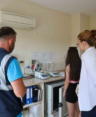 Yabancı öğrenciler, atık su arıtma tesisine hayran kaldı