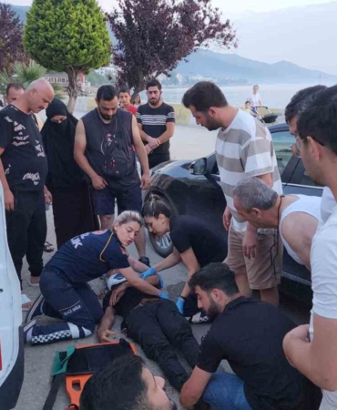 Yalova Esenköy’de motosikletten düşen sürücü yaralandı