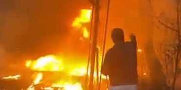 Yalova’da yalıtım malzemesi deposunda korkutan yangın