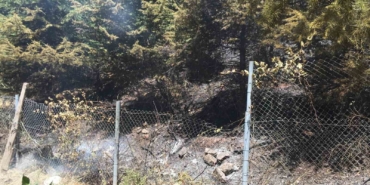 Yangın vatandaşları sokağa döktü