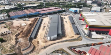 Yeni hal binasında ilerleme oranı yüzde 87