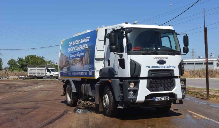 Yıldırım’da bayram sonrası yoğun temizlik