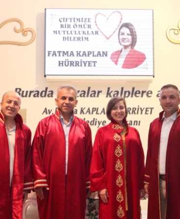 1 TL olan nikah salonlarından 3 ayda bin 107 çift faydalandı