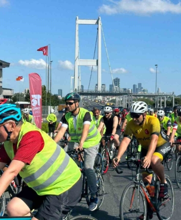 15 Temmuz’dan Gazze’ye özgürlük için pedal çevirdiler