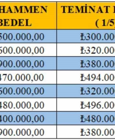 8 ilçede 86 yeni T plaka için ihale yapılacak