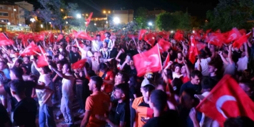 A Milli Futbol Takımı’nın çeyrek finale yükselmesi Edirne’de coşkuyla kutlandı