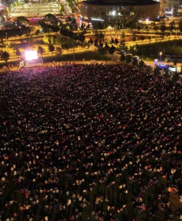 A Milli Takım’ın zaferi Başakşehir’de coşkuyla kutlandı