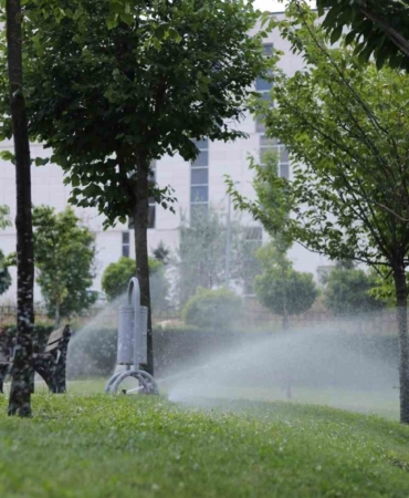Akıllı sulama sistemi ile yeşil alanlar kurumayacak
