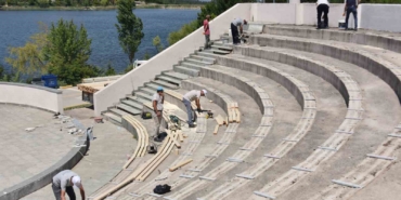 Amfi tiyatroda bakım ve onarım çalışmaları başladı