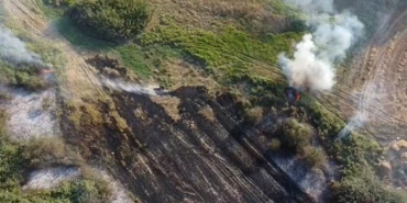 Arnavutköy’de çayırlık alanda yangın çıktı