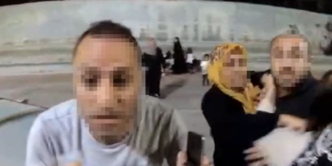 Arnavutköy’de ilginç olay, bisiklet parkurunda bisiklet süren çocuğa saldırı