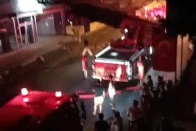 Ataşehir’de apartman dairesi alev alev yandı