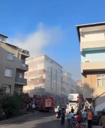 Ataşehir’de çıkan yangın korkuttu