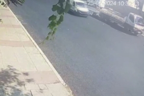 Avcılar’da baba oğlun hayatını kaybettiği kaza güvenlik kamerasında