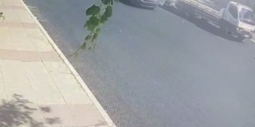 Avcılar’da baba oğlun hayatını kaybettiği kaza güvenlik kamerasında