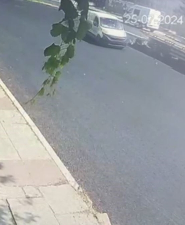 Avcılar’da baba oğlun hayatını kaybettiği kaza güvenlik kamerasında