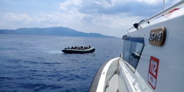Ayvacık açıklarında 17 kaçak göçmen yakalandı