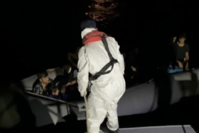 Ayvacık açıklarında 8 kaçak göçmen yakalandı