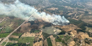 Ayvacık’taki orman yangını kontrol altına alındı