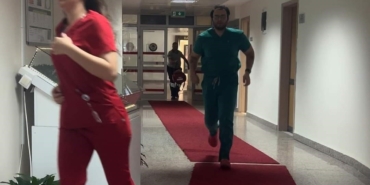 Babaeski Devlet Hastanesi’nde "mavi kod" tatbikatı