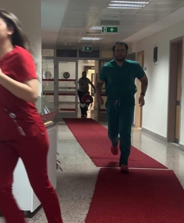 Babaeski Devlet Hastanesi’nde "mavi kod" tatbikatı