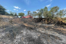 Babaeski’de çöplükte çıkan yangın söndürüldü