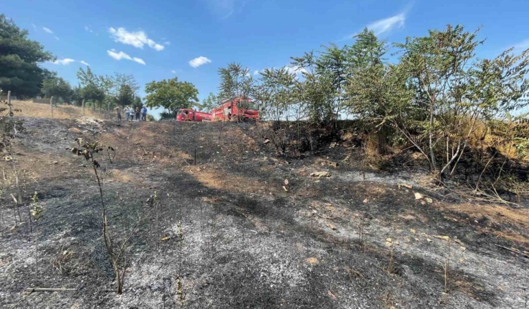 Babaeski’de çöplükte çıkan yangın söndürüldü
