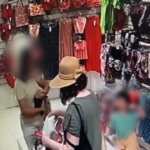 Baktı beğendi, fantezi kıyafetini çaldı