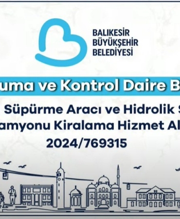 Balıkesir Büyükşehir Belediyesi ihaleleri canlı olarak yayınlayacak