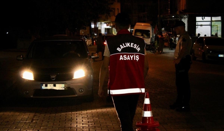 Balıkesir’de kapsamlı asayiş ve trafik denetimi
