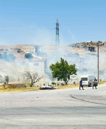 Balıkesir’de korkutan yangın