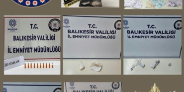 Balıkesir’de uyuşturucu operasyonu: 4 şahıs tutuklandı