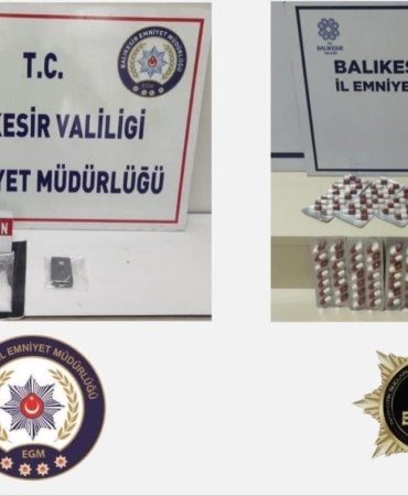 Bandırma ve Edremit’te uyuşturucu operasyonu