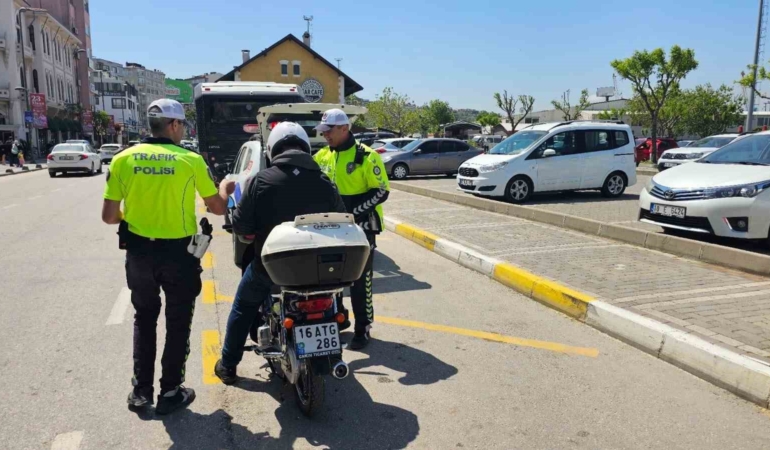 Bandırma’da 6 ayda yüzlerce sürücüye ceza