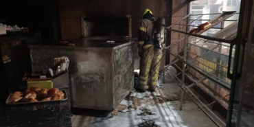 Bandırma’da simit fırınında yangın