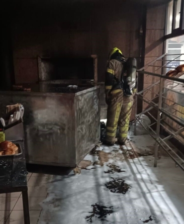 Bandırma’da simit fırınında yangın