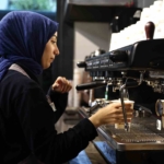Barista kursunu bitirip Bağ-Kafe’de işe başladılar