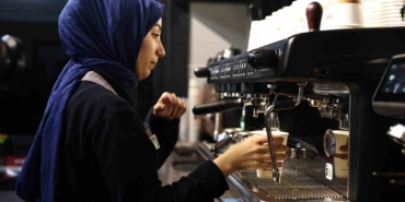 Barista kursunu bitirip Bağ-Kafe’de işe başladılar