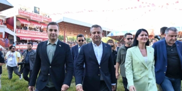 Başkan Akın, Tarihi Kırkpınar Güreşleri’ni takip etti