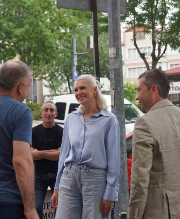 Başkan Subaşı mesaiye çay molası verdi