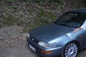 Belgrad Ormanı’nda ağaç araçların üzerine devrildi