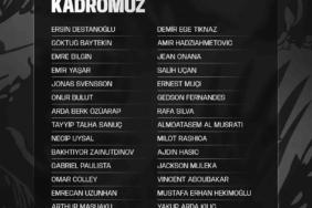 Beşiktaş’ın Slovenya kamp kadrosu belli oldu