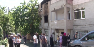 Beykoz’da eşinden ayrılan şahıs benzinle evi yaktı