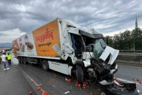 Beypiliç tırı dehşet saçtı: Anne, baba ve çocukları yaralandı