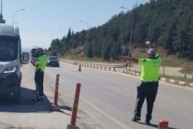 Bilecik’te 1 araç trafikten men edilirken 86 araç sürücüsüne 143 bin TL ceza