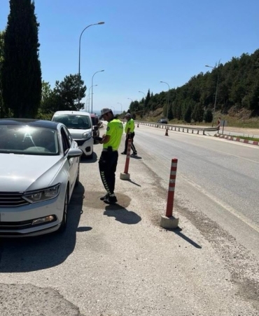 Bilecik’te 78 araç sürücüsüne 85 bin 258 TL para cezası